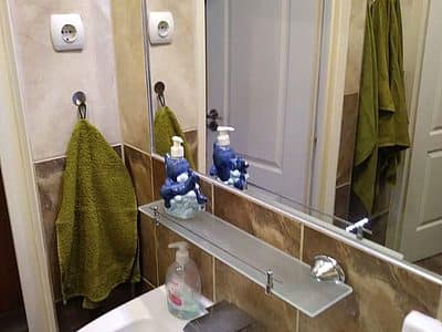 Fürdőszoba (régebbi fotó) – Fonyód apartman 1